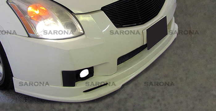 Custom Nissan Maxima Front Bumper Add-on  Sedan Front Lip/Splitter (2007 - 2008) - $299.00 (Part #NS-001-FA)